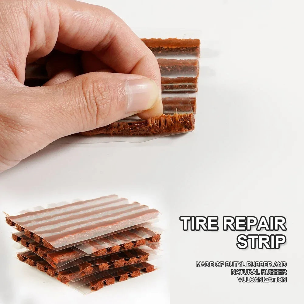 20 Car Tire Repair Tool Tubeless Tyre Puncture Plug Studding Garage