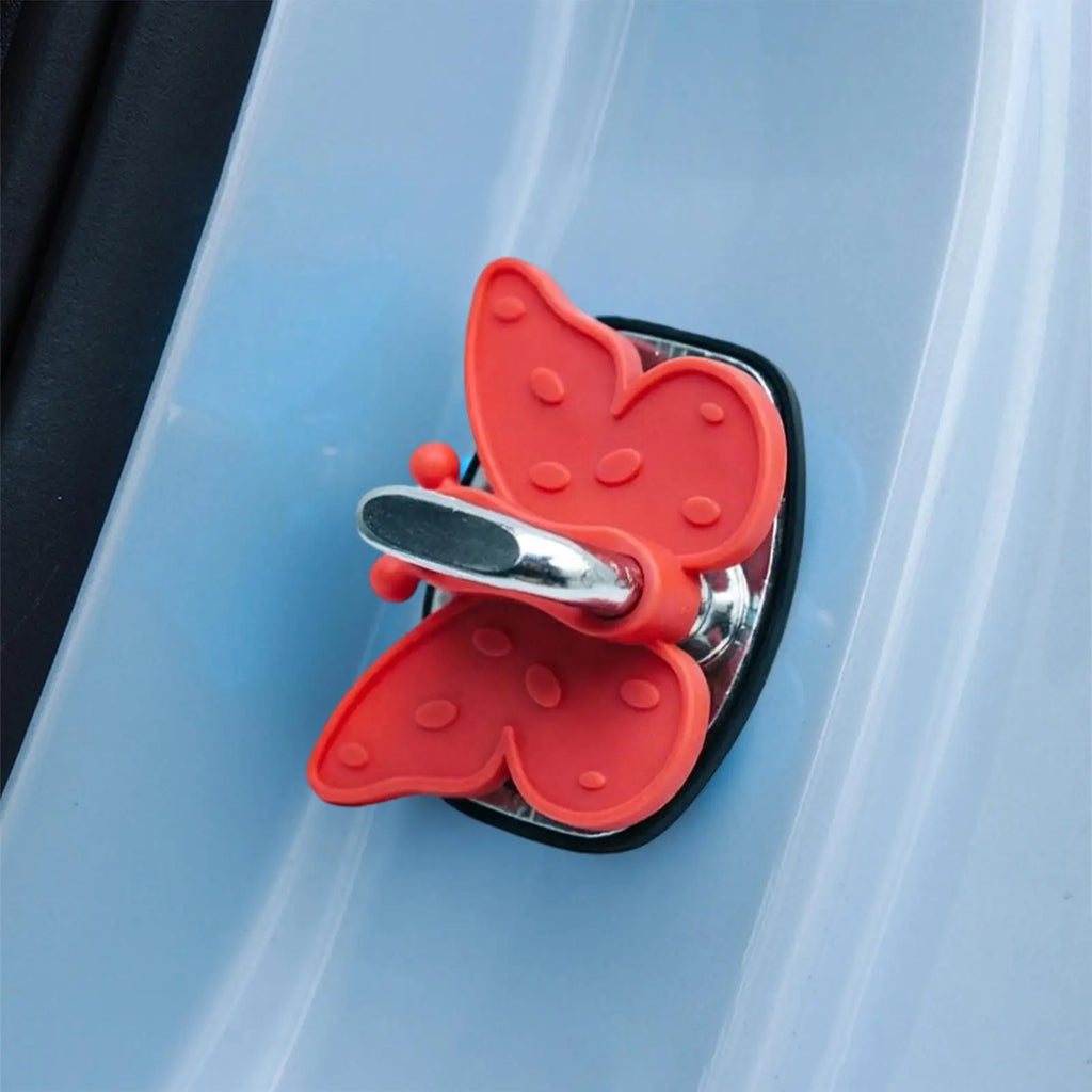 Car Door Latch Cover Silicone Flexible Universal Strike Plate