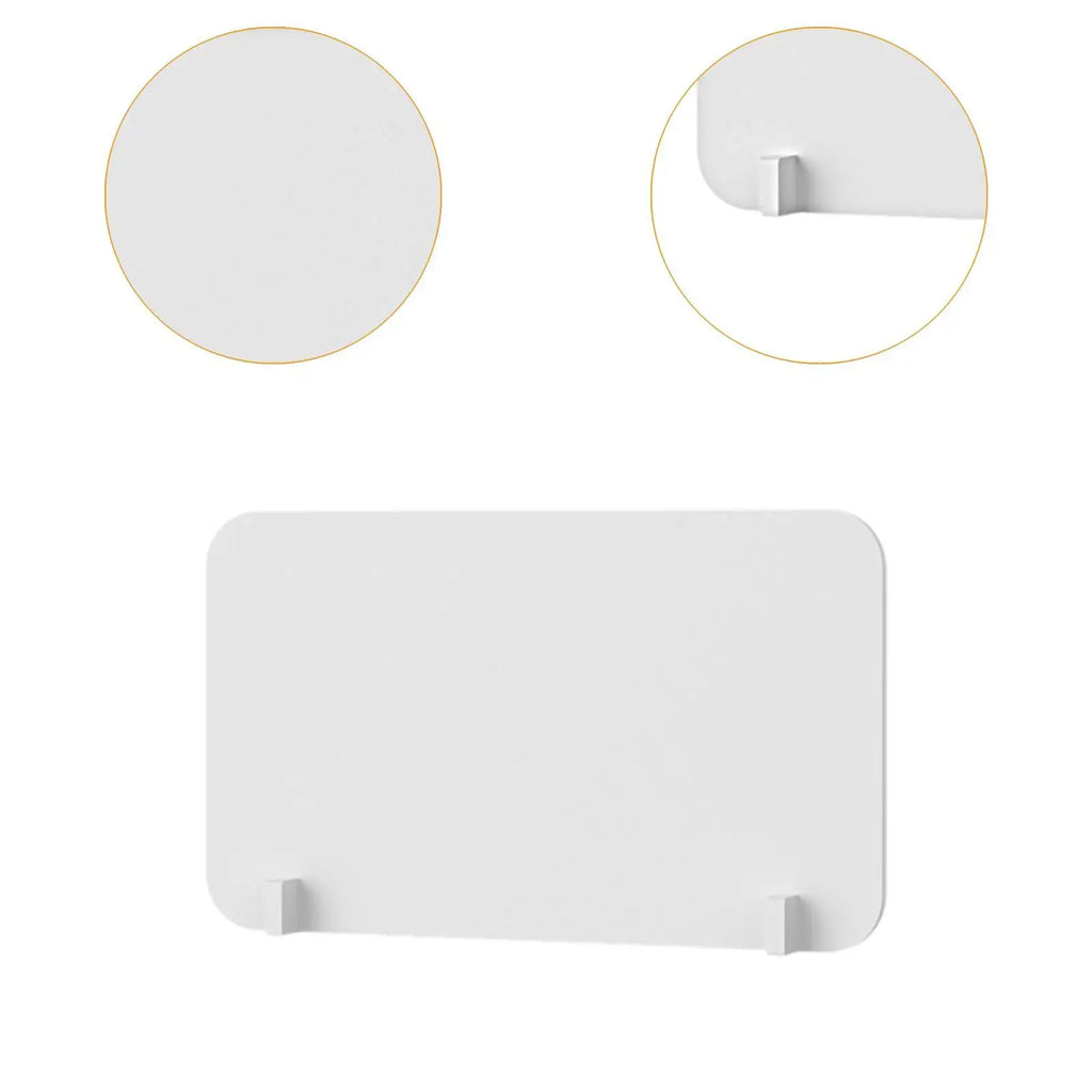 PVC Desktop Partition Panel – Freestanding Desk Divider Shield Desk Privacy Divider Zpaxo