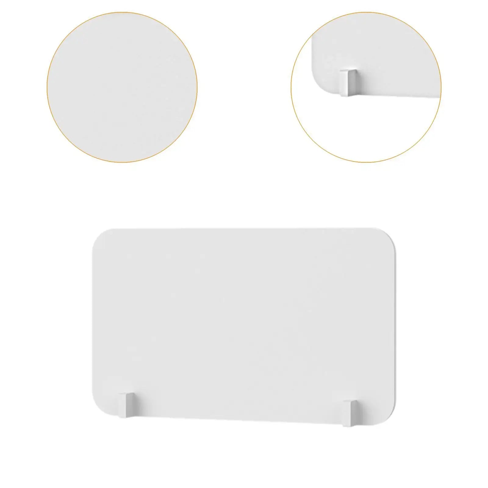 PVC Desktop Partition Panel – Freestanding Desk Divider Shield Desk Privacy Divider Zpaxo
