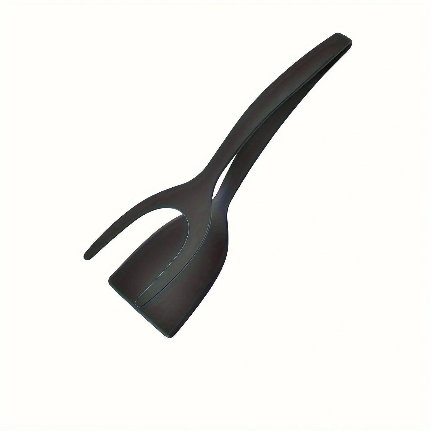 1 Shovel Clip Silicone Grip Flip Tongs Egg Steak Spatula Pancake