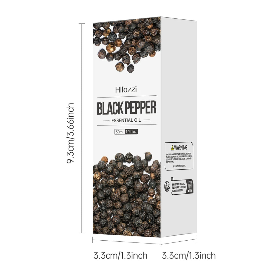 Black Pepper Essential Oil Pure Relieve Stress Suitable Aromatherapy Zpaxo