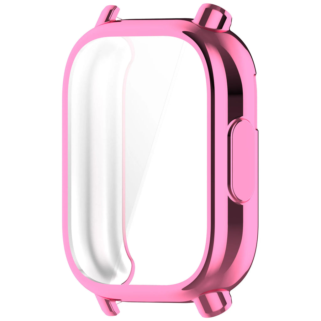 Silicone Case For Xiaomi Redmi Watch 5 Smart Watchband Screen Protector Bumper Shell For Redmi Watch 5 Lite Watch 5 Active Cover Zpaxo Pink Redmi Watch 5