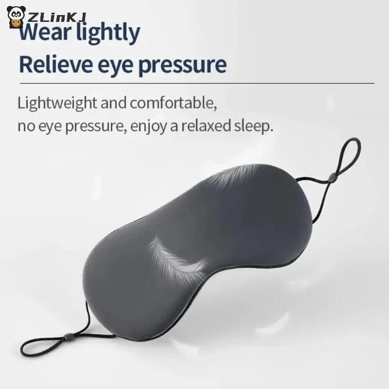 ▶Ice Silk Eye Mask Adjustable Warm Cool Dual Use Breathable Sleep Mask For Travel And Comfortable Light Blocking Zpaxo