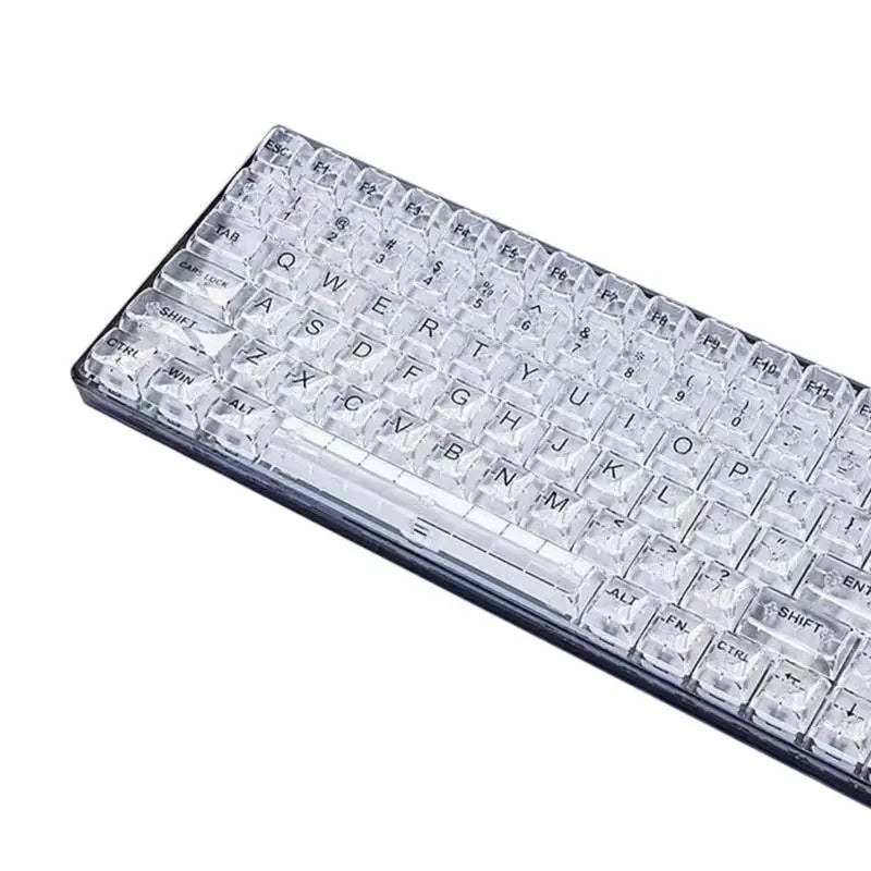 652F 132Keys Backlit Keycaps Translucents Backlits Crystal Keycap Zpaxo