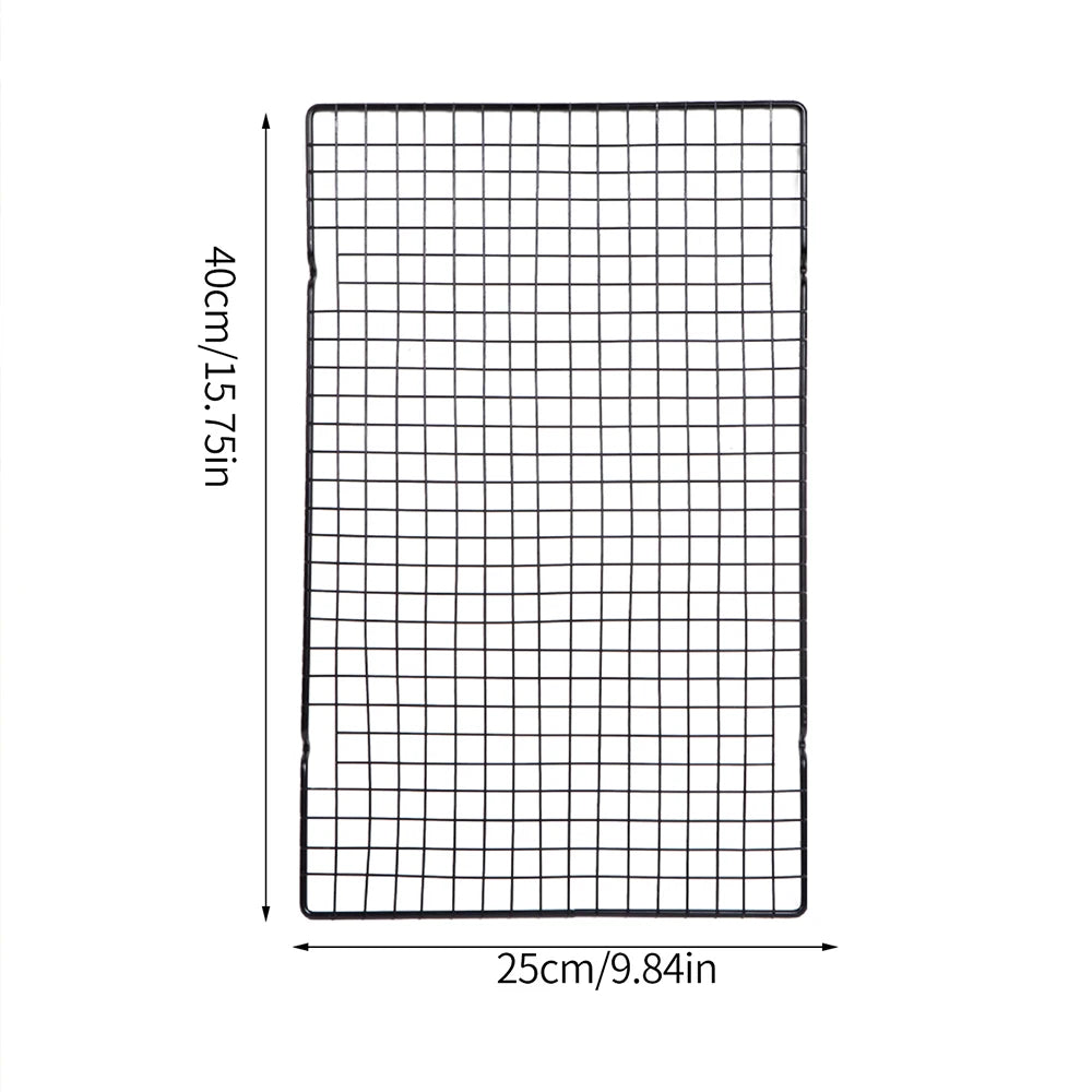 Stainless Steel Cooling Rack Cake Baking Rack for Roasting Grilling Drying BBQ Bread Baking Sheet Pan Zpaxo 58025