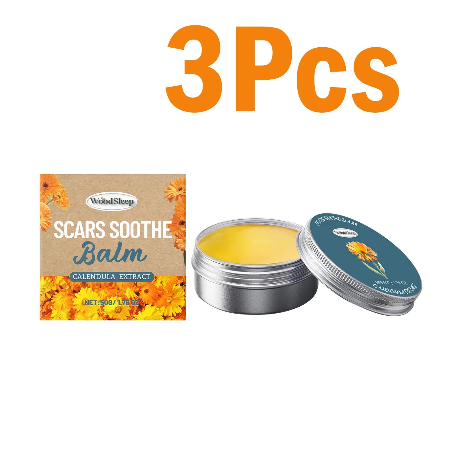 Calendula Anti-Acne Cream – Oil Control, Fade Marks & Pores Acne Face Cream Zpaxo 3 x 50g Boxed
