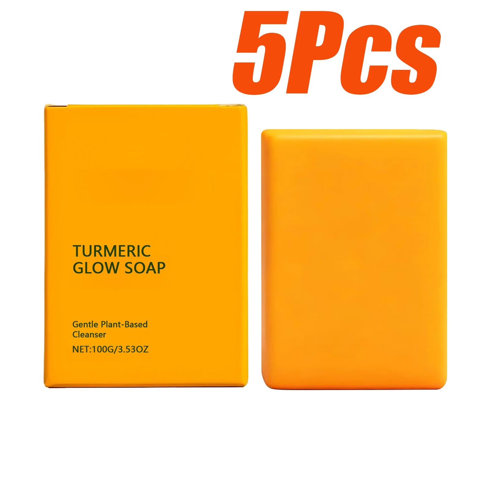 Turmeric Glow Soap – Dark Spot & Brightening Bar Brightening Bar Soap Zpaxo 5 x 100g Boxed