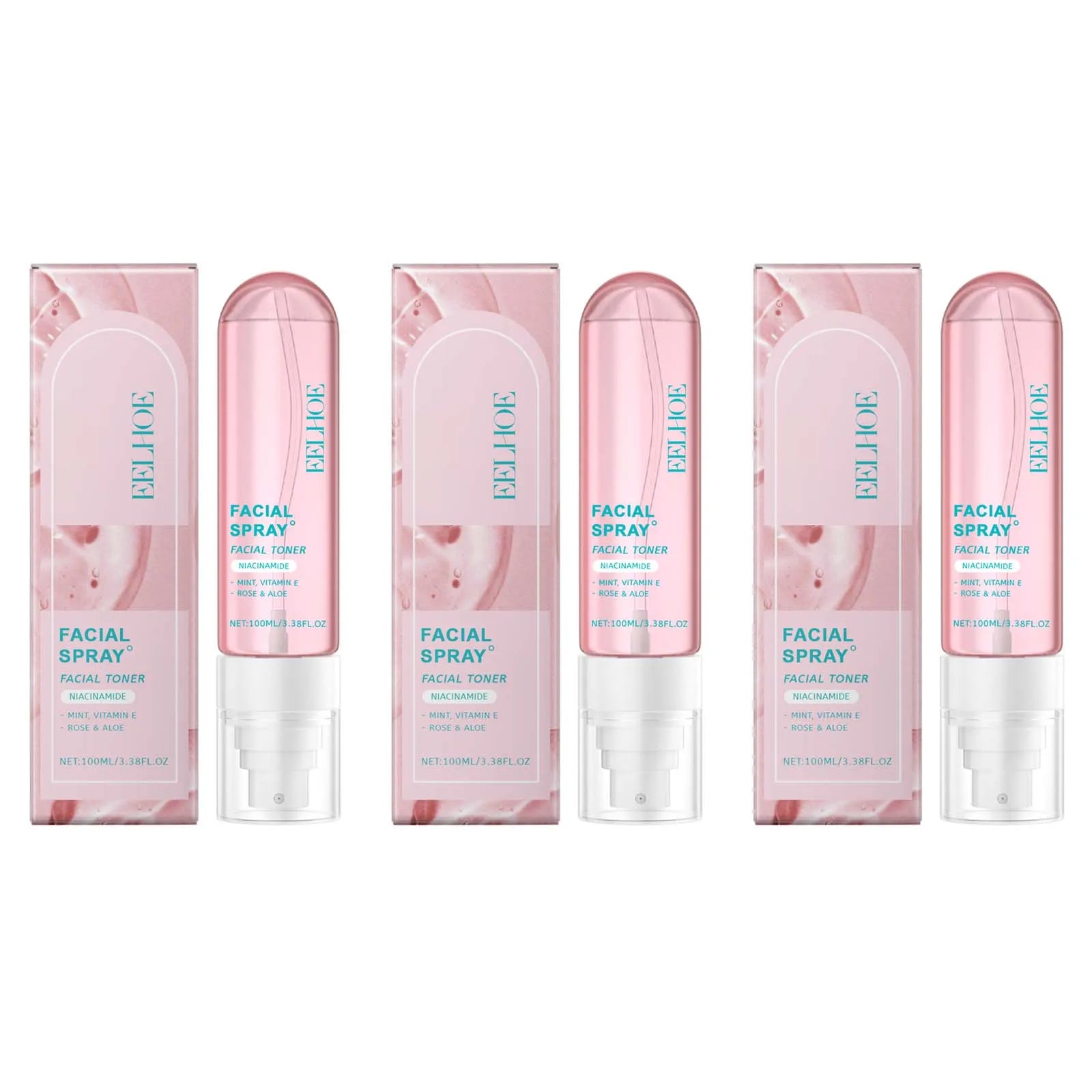 Eelhoe Niacinamide Toner Spray – Brightening & Hydrating Mist Facial Toner Spray Zpaxo 3Pcs 100ml