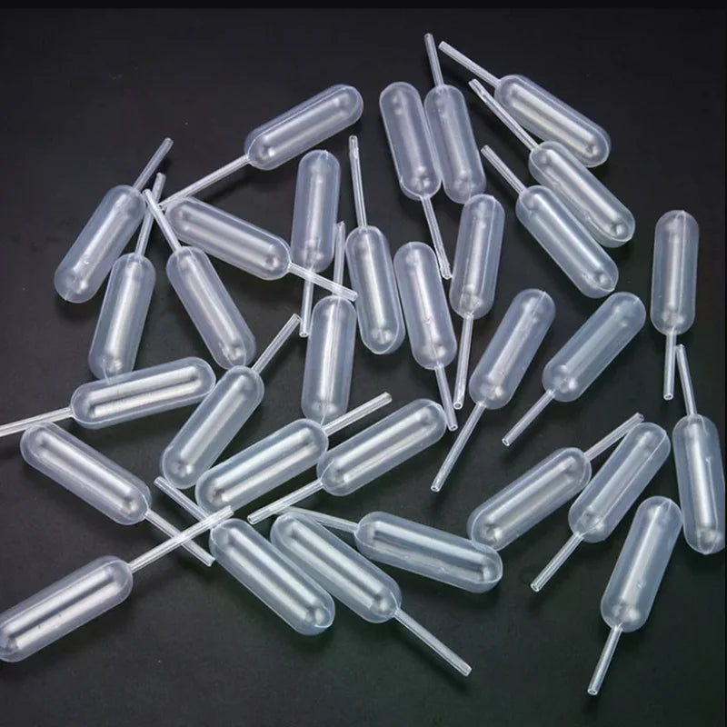 Transparent Ice Cream Jelly Milkshake Dropper Disposable Straw Zpaxo