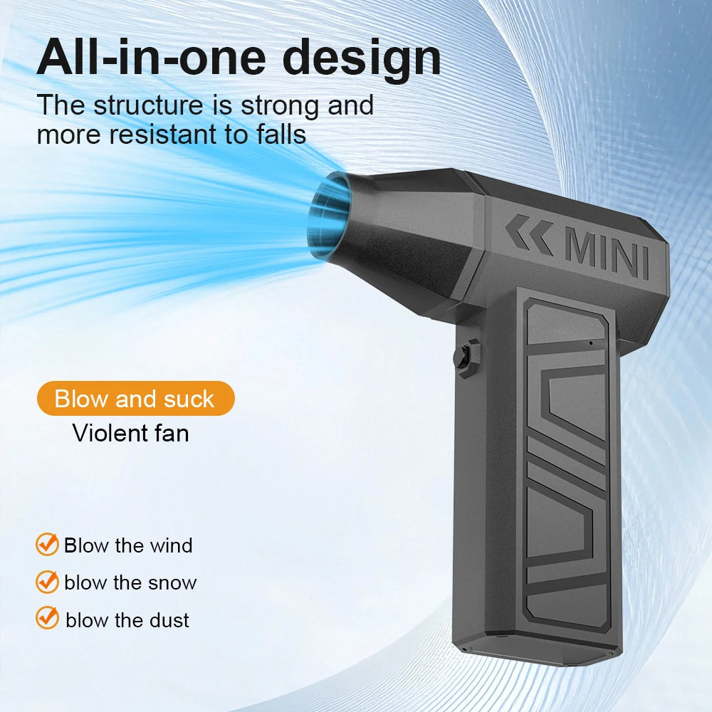 Cleaning Blower Tool Car Blowing Snow 130000RPM Type-c Charging