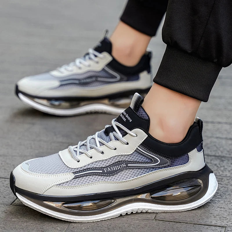 Men's Casual Sneakers Luxury Trainer Shoes Breathable Race Running