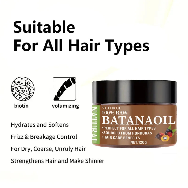 Batana Oil Hair Mask – Repair Frizzy & Damaged Hair | 120g Hair Mask Zpaxo