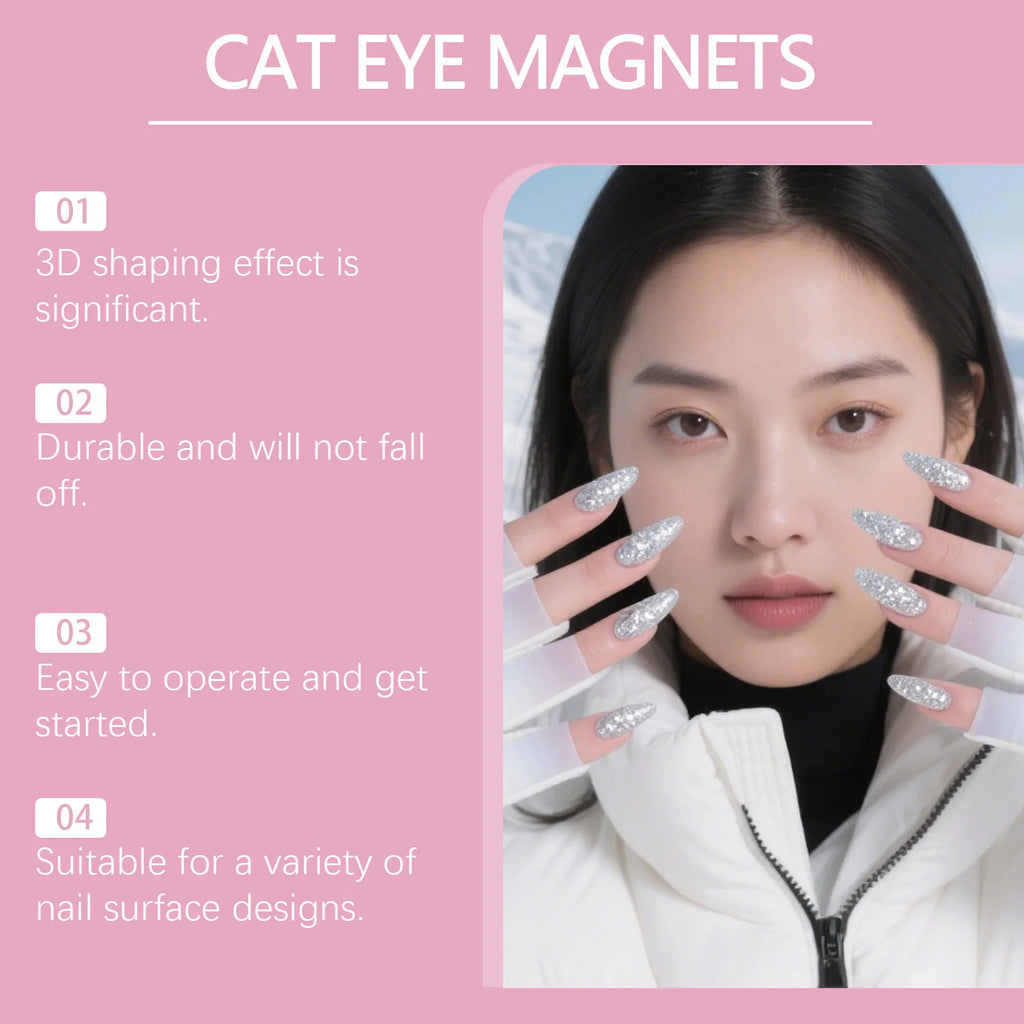 Cat Eye Nail Magnet Stick – DIY Magnetic Nail Art Tool Nail Art Tool Zpaxo