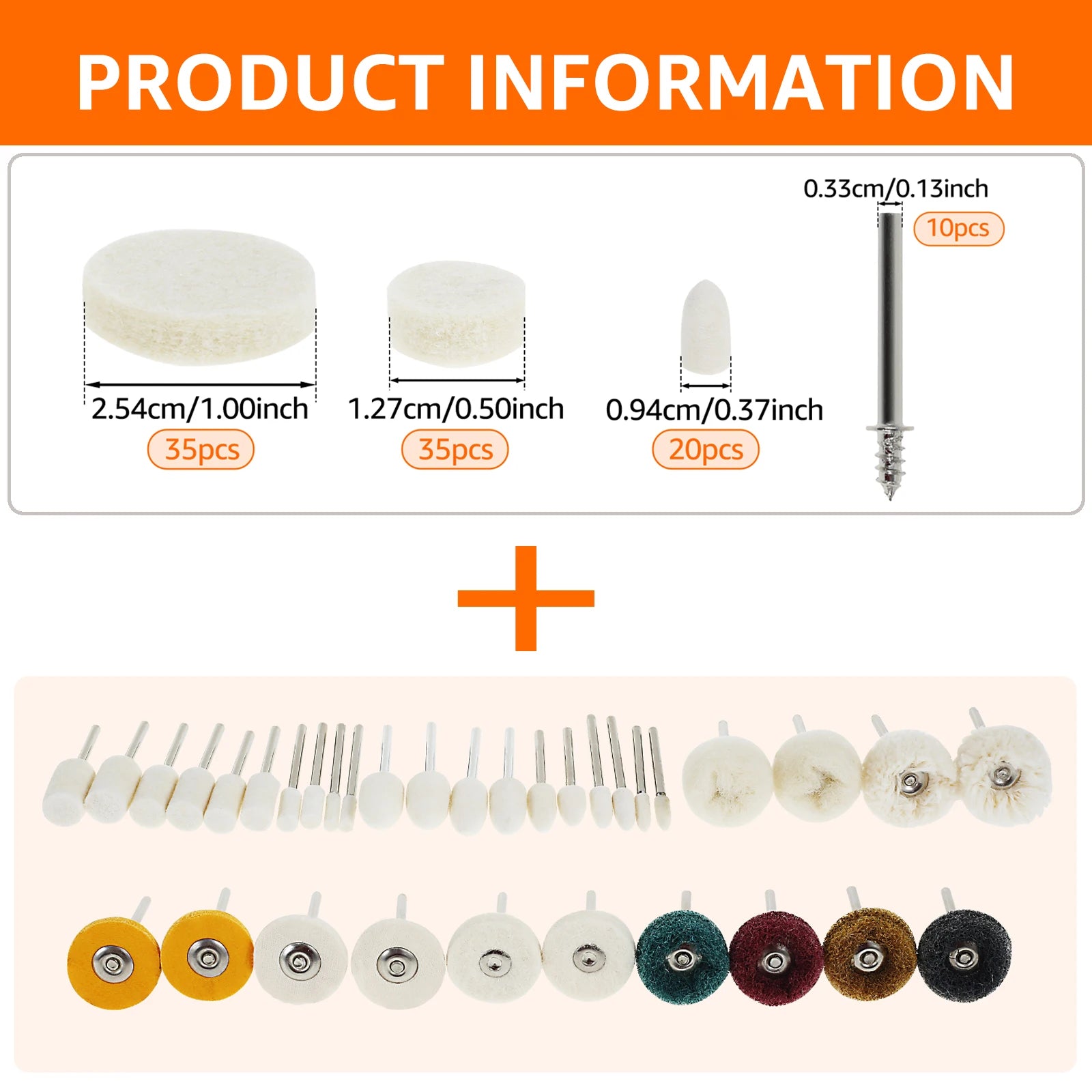 134Pcs Mini Cloth Buffing Wheel Multiple Materials Grinder Precise Efficient For Gold Silver Jewelry Mirror Polishing Tools 2025 Zpaxo Mini 134Pcs