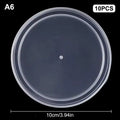 CM10Pcs Various Sizes PE Tight Seal Lids Reusable Leak Proof