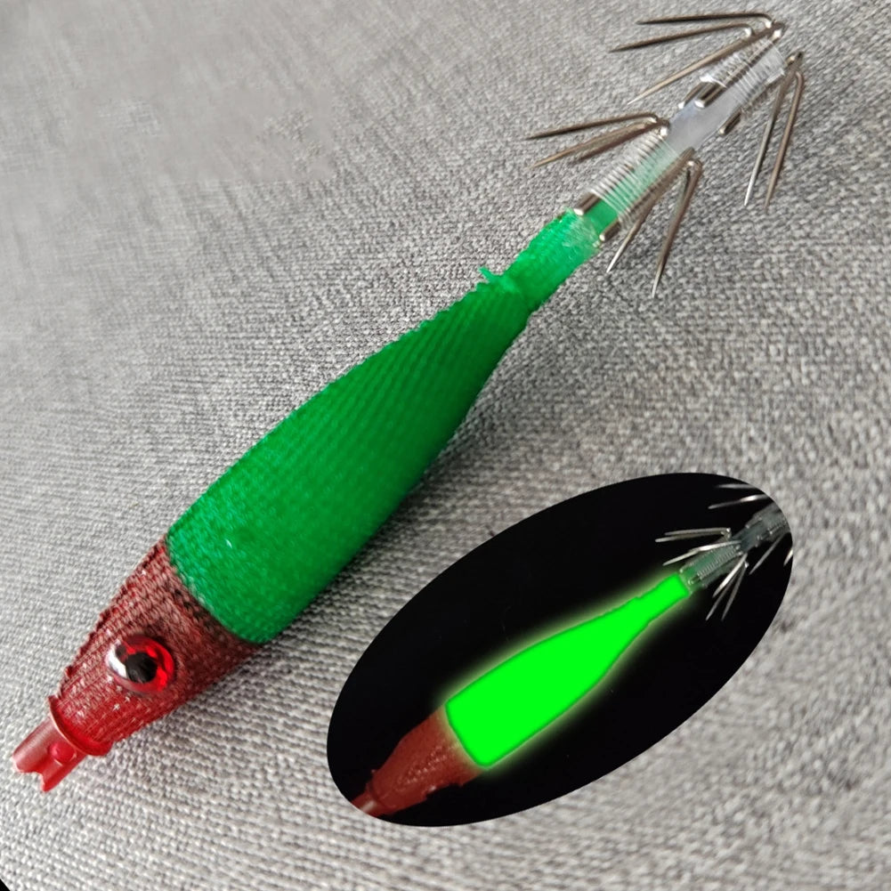 Fishing Lures Lure Hook Tackles Simulation Squid Realistic Bait Life