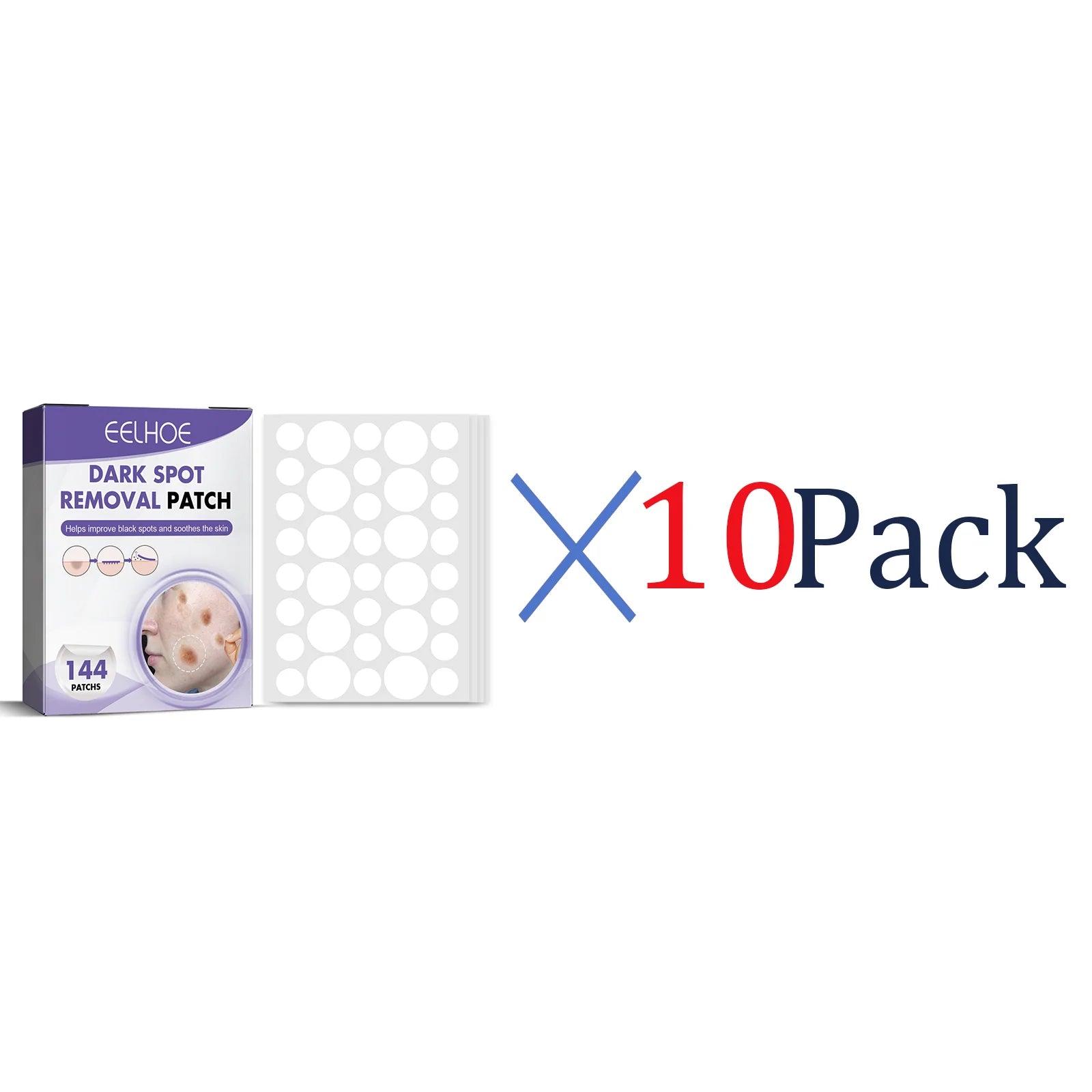 144Pcs EELHOE Hydrocolloid Face Removal Patch Niacinamide Vitamin C Smooth Skins Improve Cleansing Brightening Skin Shrink Zpaxo 1440 Pcs