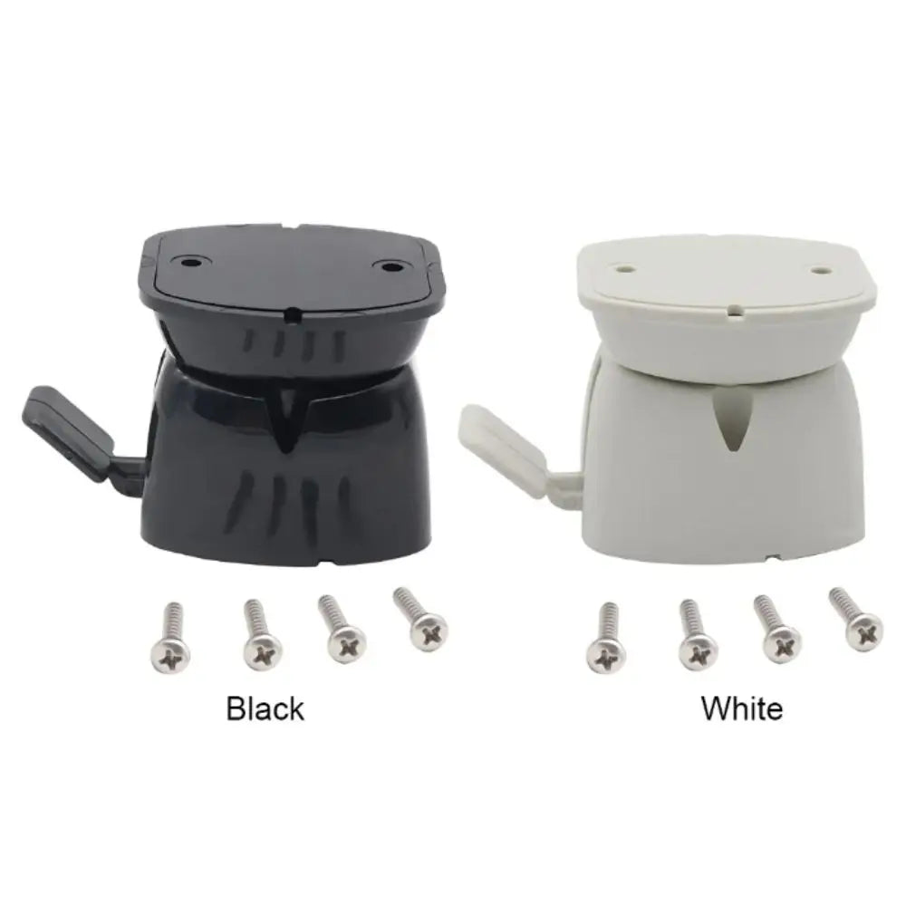 Nylon Door Stop Retaining Catch Interior Fastener White Plastic RV Zpaxo