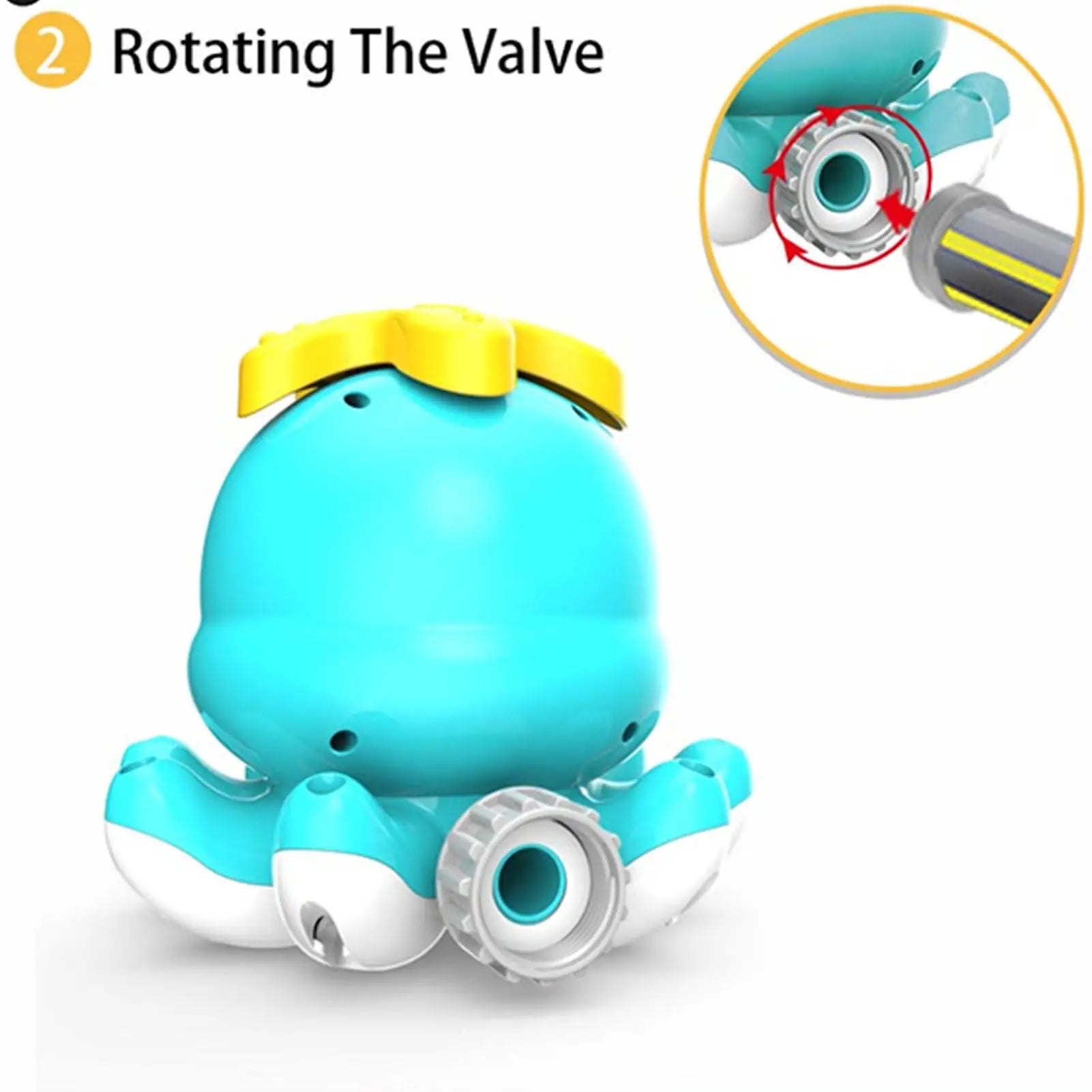Water Sprinkler For Kids Octopus-Shaped Yard Sprinkler With 8 Swinging Tubes Outdoor Water Sprayer Garden Toy For Ages 3 Boys Zpaxo