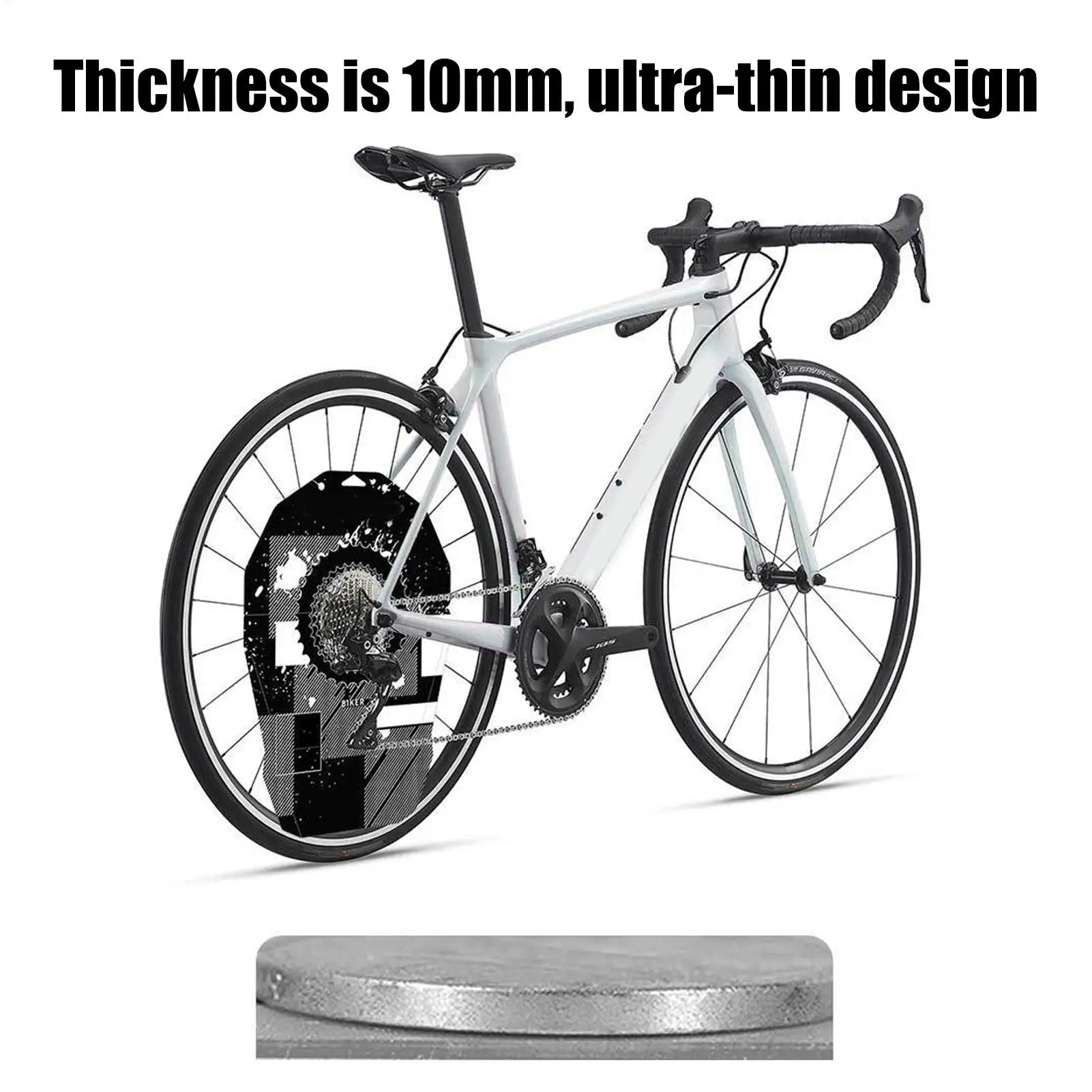 Cycle Wash Cover Protective Bike Brake Disc Cover Lightweight Waterproof Easy-To-Clean Protector for Oil Stain Prevention Zpaxo
