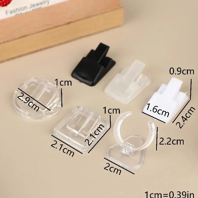 20-Pack Acrylic Ring Display Stands – Jewelry Organizer Holder