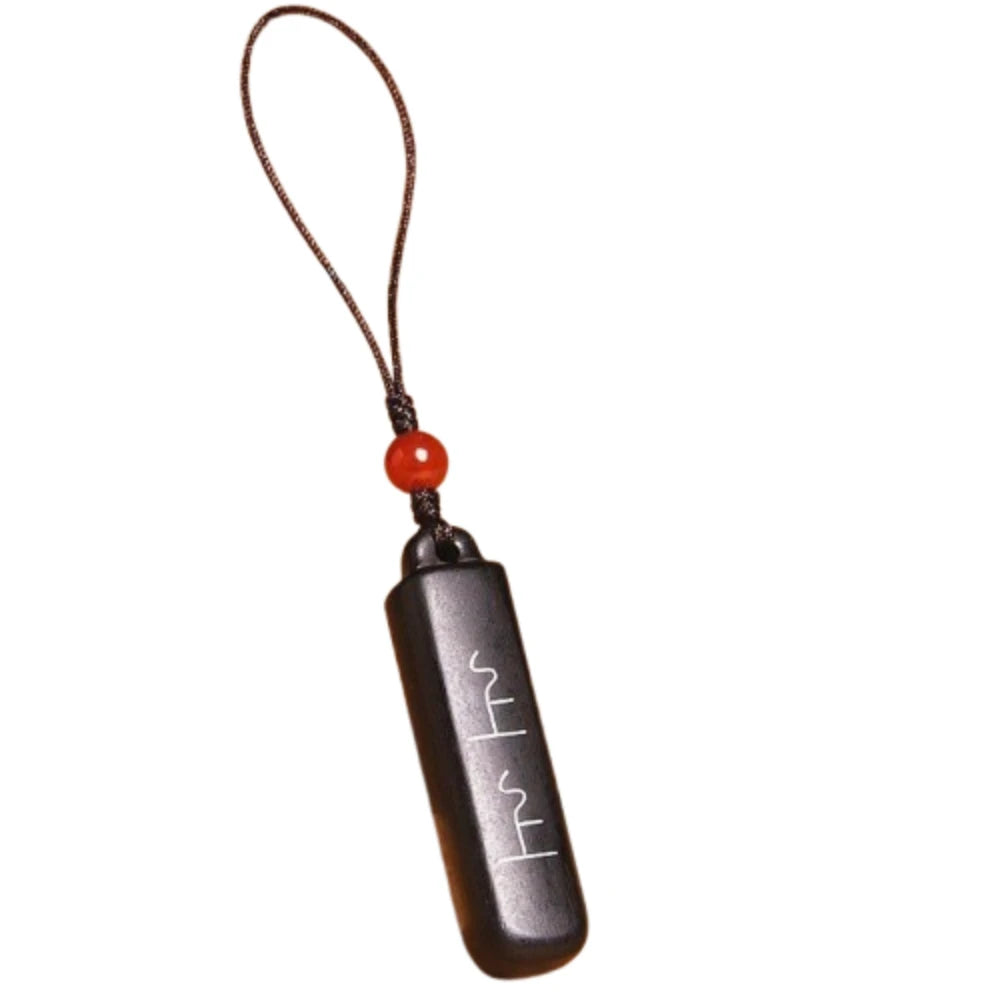 Chinese Rosewood Keychain Good Luck Cultural Symbol Black Sandalwood Zpaxo Style 4