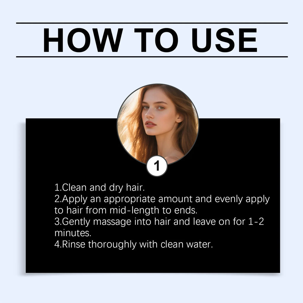 Gleamxi Hair Mask – Repair Damage, Frizz & Split Ends | 40g Deep Hair Mask Zpaxo