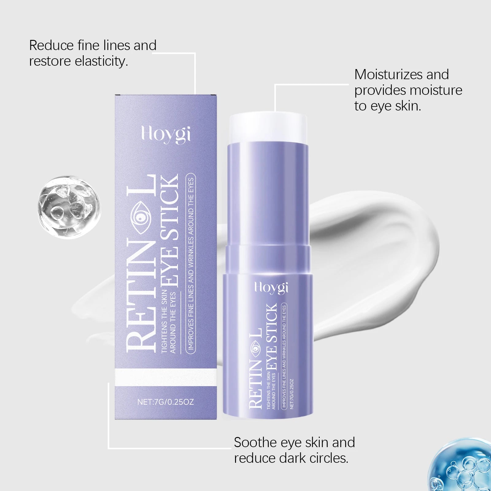 Hoygi Retinol Eye Stick – Dark Circles & Anti-Aging Cream Retinol Eye Cream Zpaxo