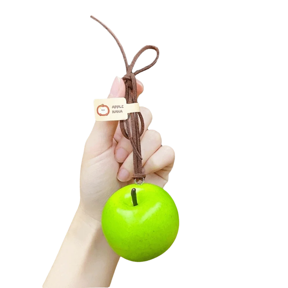 Simulated Design Simulation Keychain Bag Accessories Fruit ornament Handbag Charms Decoration Red/Green/Pink Zpaxo Green