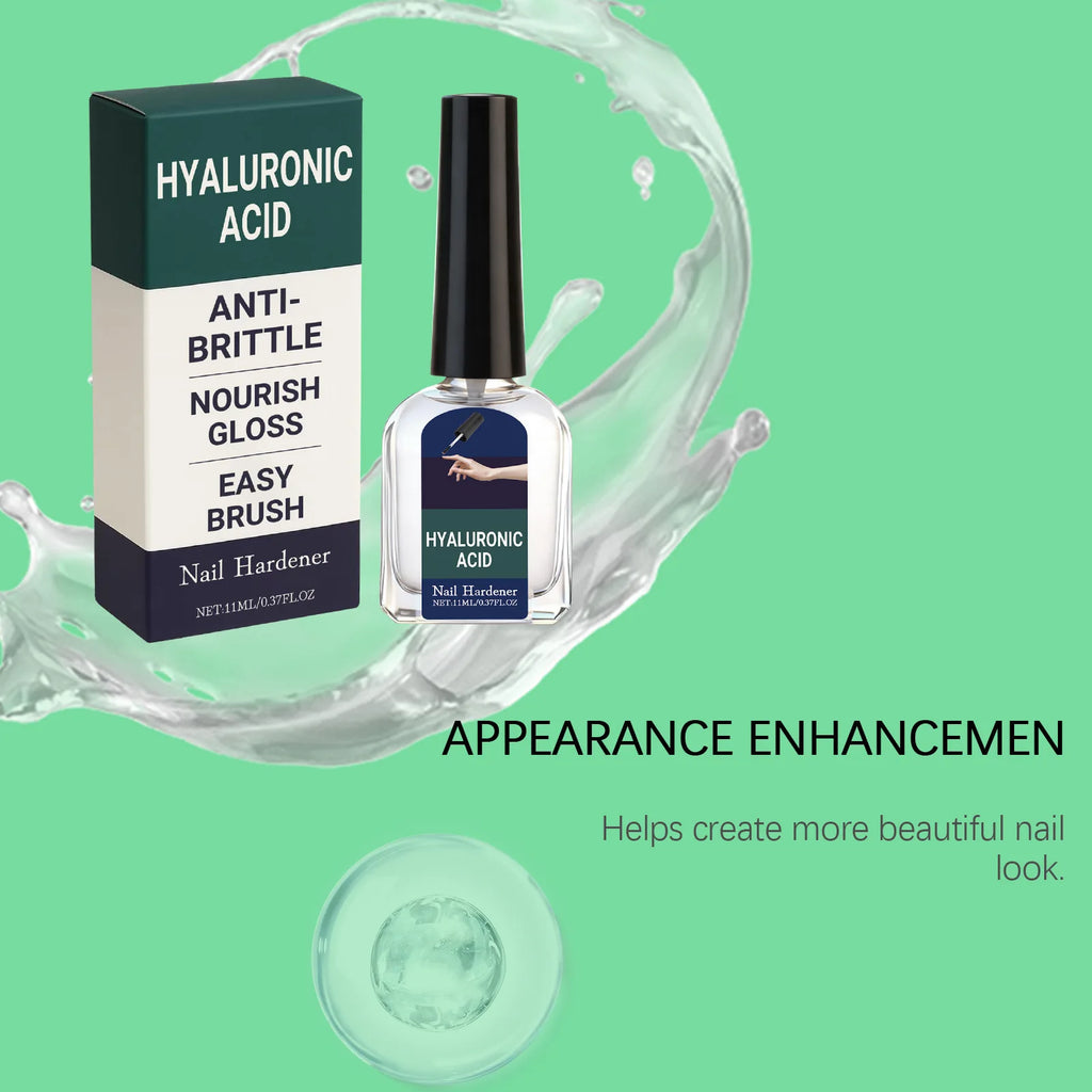 Hyaluronic Acid Nail Strengthening Drops | Nail Hardener Serum Nail Treatment Serum Zpaxo