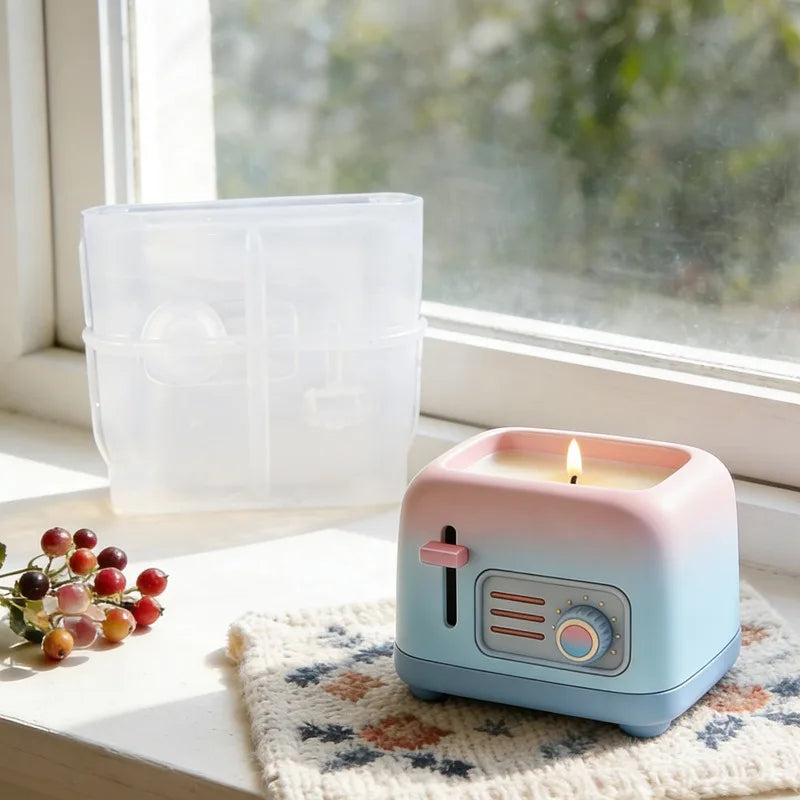 3D Bread Machine Silicone Mold – Candle Soap & Resin Casting Silicone Craft Mold Zpaxo