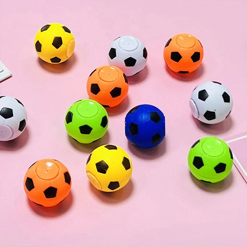6/12Pcs Mini Fidget Spinner Soccer Ball Toy for Kids Party Favors Soccer Gifts Stress Balls for Birthday Classroom Prizes Zpaxo