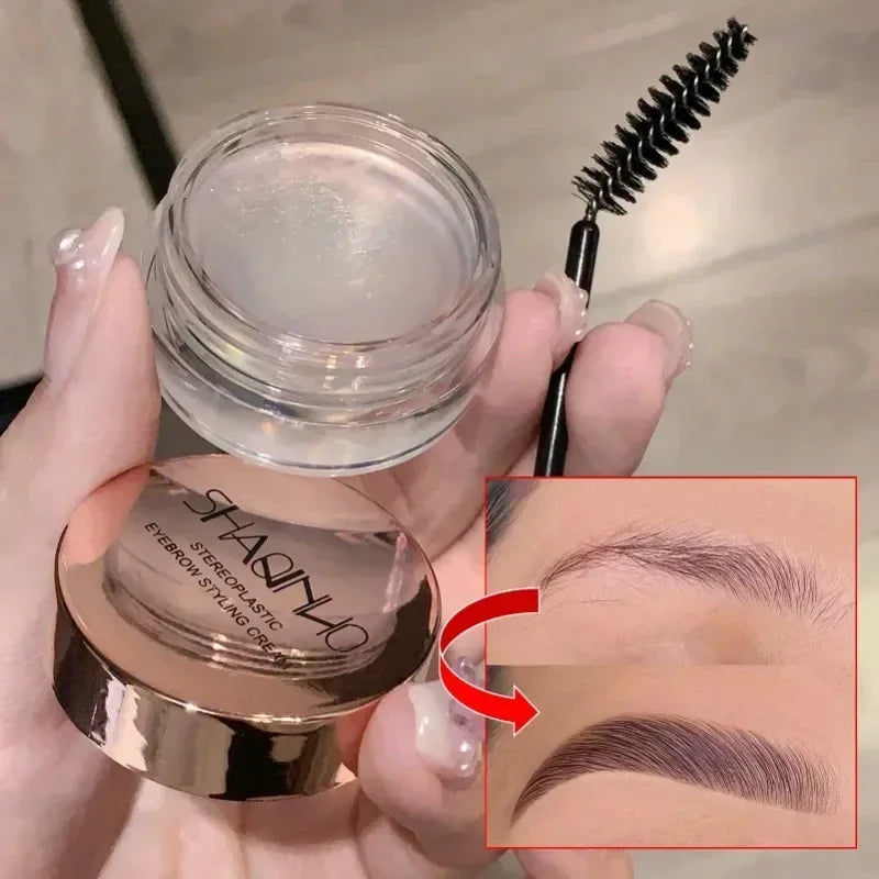 Eyebrow Styling Gel Colorless Mild Texture Combing Eyebrows Suitable