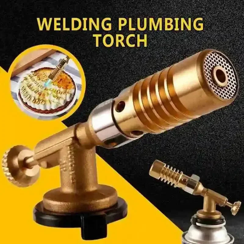 Portable Gas Burner Welding Torch High Temperature Copper Brass Blowtorch for Brazing Soldering Plumb Tools Zpaxo