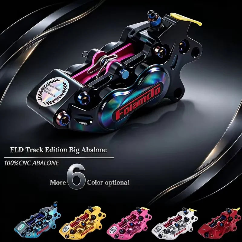 4-Piston CNC Disc Brake Caliper for Electric Motorcycles