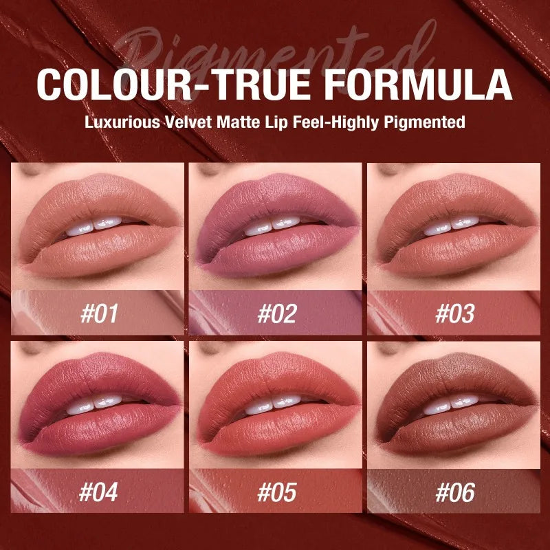 Smooth Matte Lipstick Waterproof Long-lasting Moisturizing Easy Apply