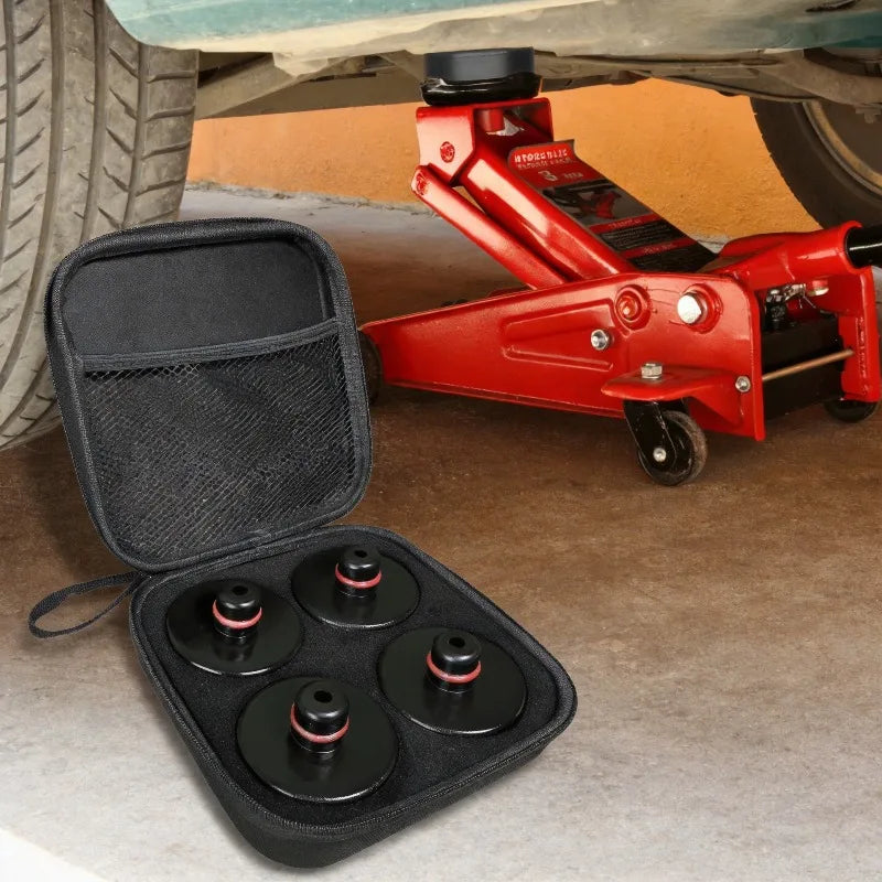 4-Pack Rubber Jack Lift Pads for Tesla Model 3/S/X/Y (2013–2026)