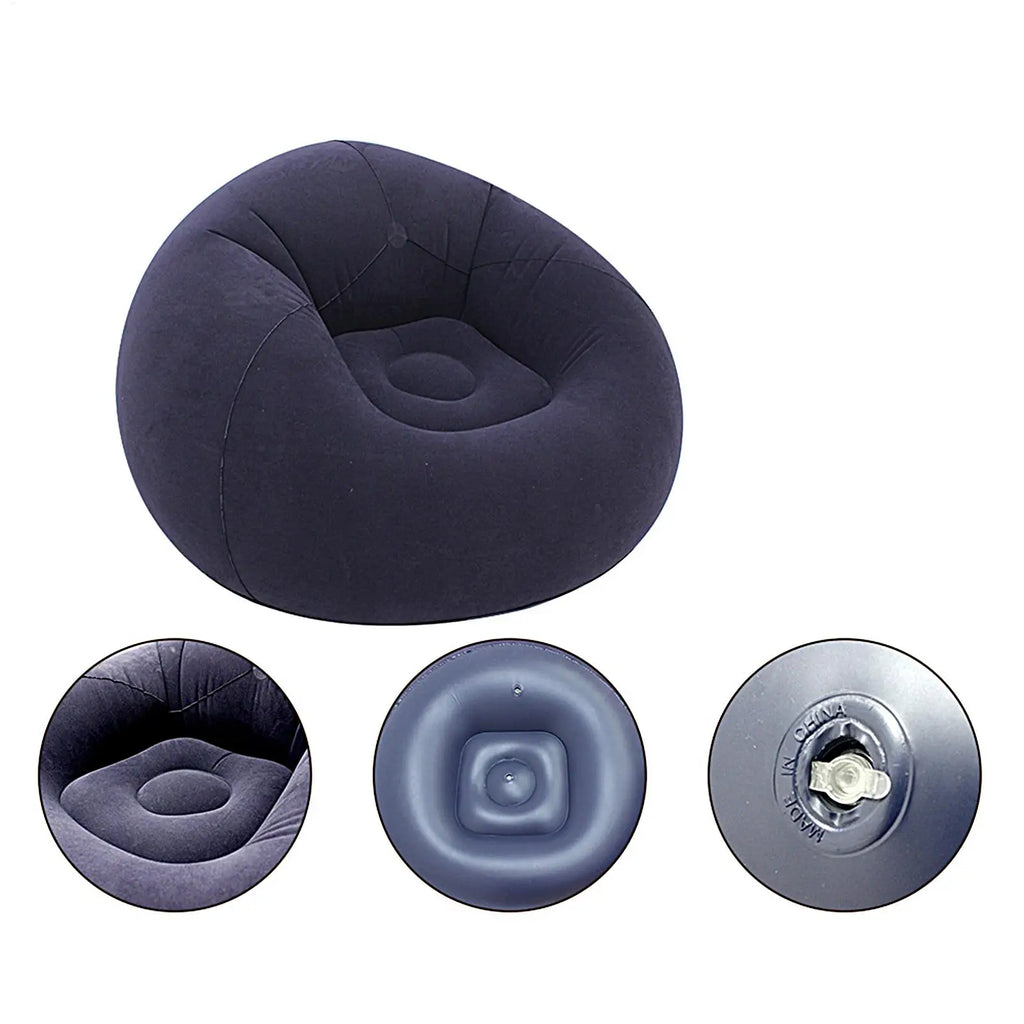 Inflatable Lazy Sofa Air Chair – Portable Beach & Camping Seat Inflatable Lounge Chair Zpaxo