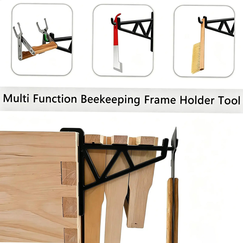 Beehive Frame Holder Heavy Duty Plastic Beekeeping Grip Perch Bee