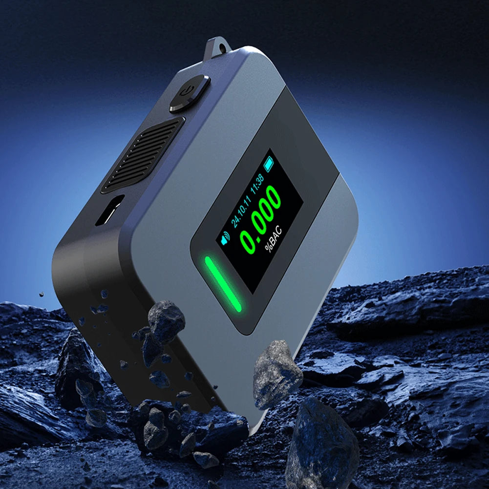 Electrochemical Alcohol Tester Blowing Drunk Driving Professional