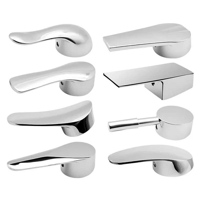 Faucet Handle Replacement Stainless Steel Bathroom Cold Basin Shower Zpaxo