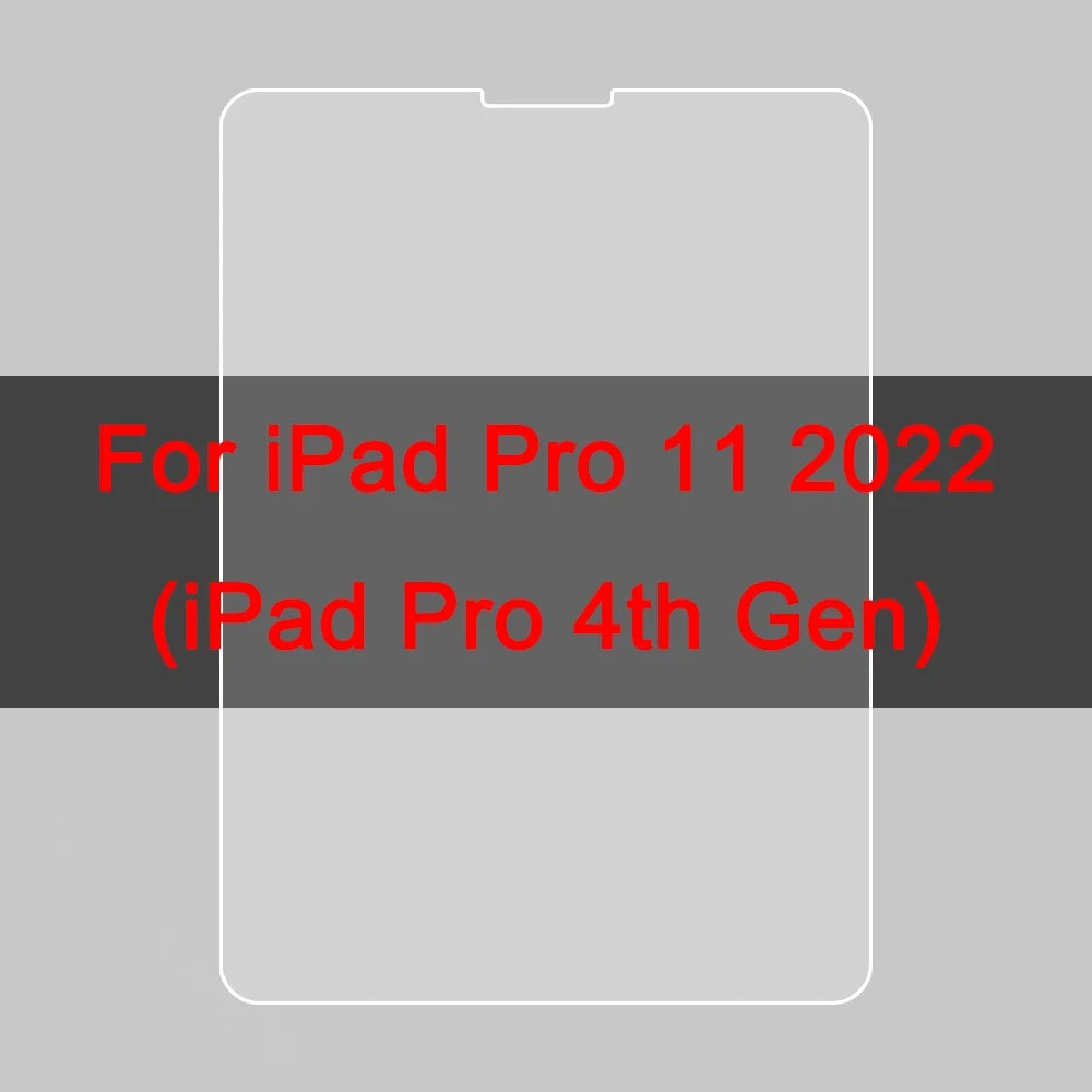 3pcs Tablet Drawing PET Film Touch Sensitive For iPad 10th 9th 8th 7th Mini 6 Air 5 4 Pro 11 Screen Protector Desktop Accessory Zpaxo Pro 11 2022 4th