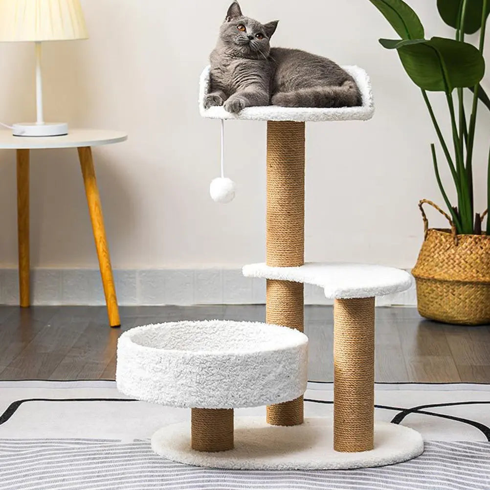 Cat Climbing Column Ultra-sturdy Wooden Scratch Board Household