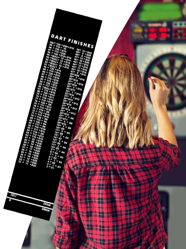 Dart Carpet Non Slip Professional Darts Mat Throw Lines Heavy Duty