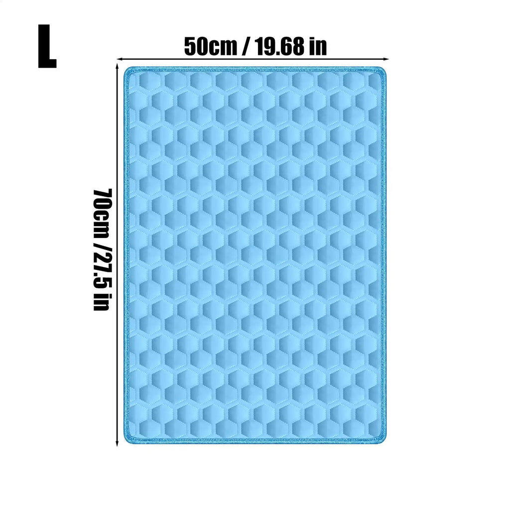 Dog Mat Cooling Summer Pad Dogs Cat Blanket Sofa Breathable Pet Bed