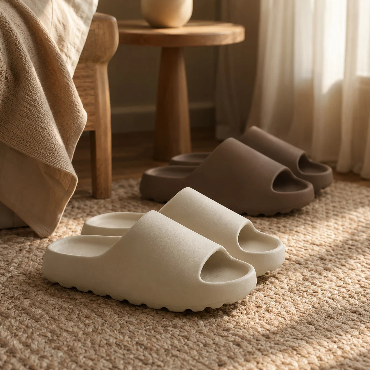 EVA Man Slippers Shoes Cloud Thick-soled Sandals Summer Soft Bottom