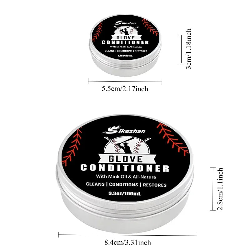 Professional Leather Conditioner for Baseball Softball Gloves and All Leather Sports Equipment Care＆Protection Matériel De Sport Zpaxo