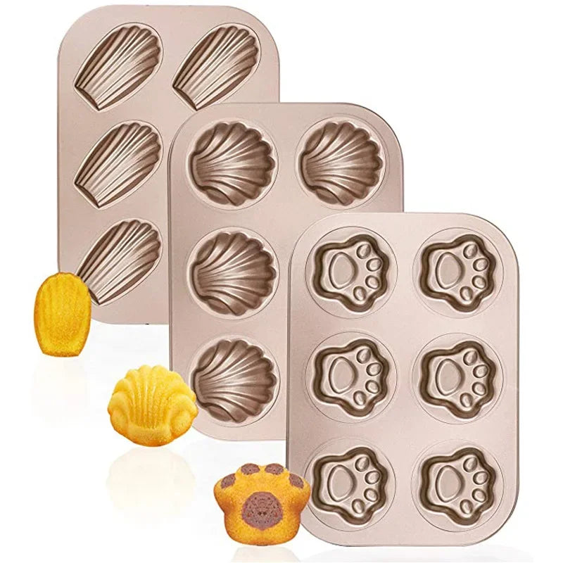 Baking Cake Mold Madeleine Plate Shell Banana Household Accessories Zpaxo