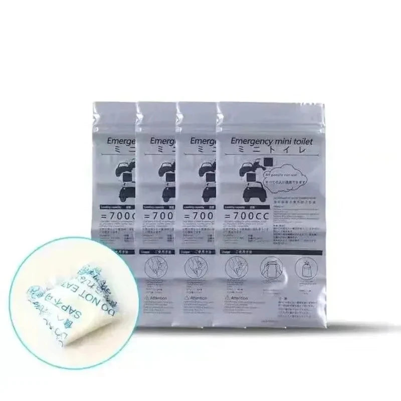 Emergency Portable Urinal Bags 700ml – Travel Toilet Bags 5–40 Pack